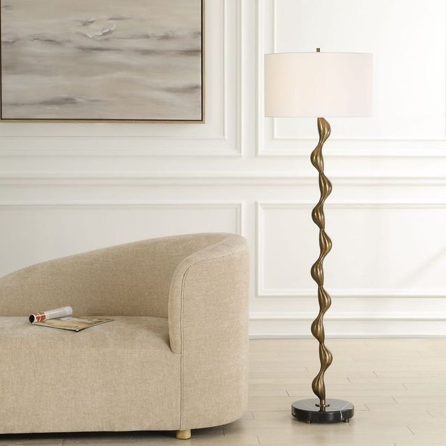 Uttermost® Remolino Bronze Floor Lamp-1