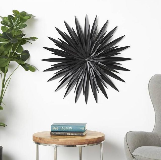 Deco Marche Black Large Sunburst 3D Wall Decor-4