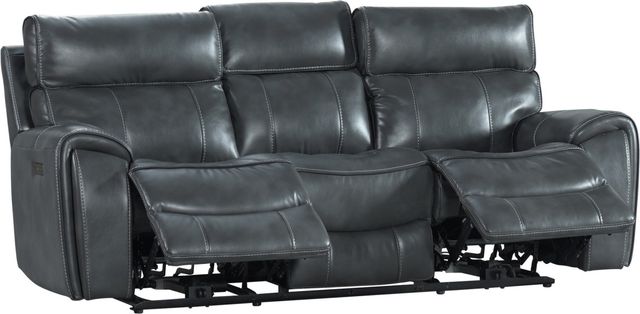 Intercon Silhouette Bolero Slate Dual-Power Sofa-2