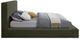 Meridian Furniture Dorian Green King Upholstered Panel Bed-2