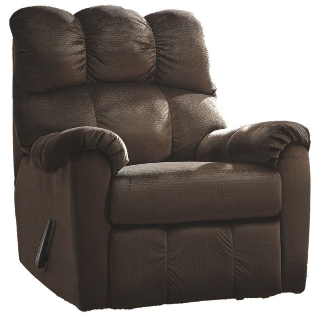 Signature Design by Ashley® Foxfield Chocolate Rocker Recliner-1
