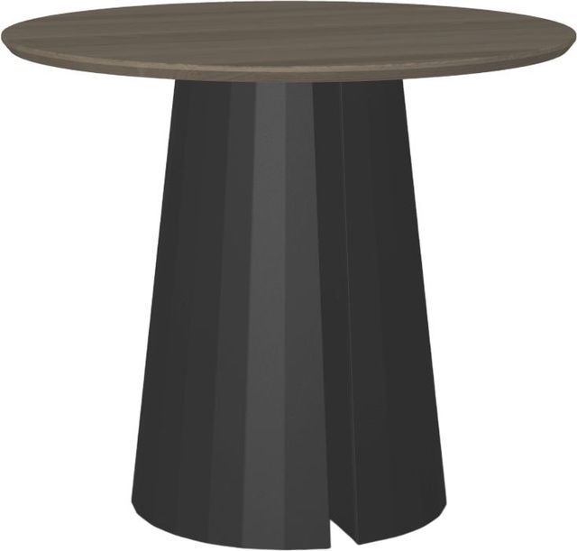 Amisco Customizable Gemma 42" Round Pub Table with 1.13" Solid Ash Top-0