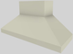 Vent-A-Hood® 60" Biscuit Euro-Style Wall Mounted Range Hood-4