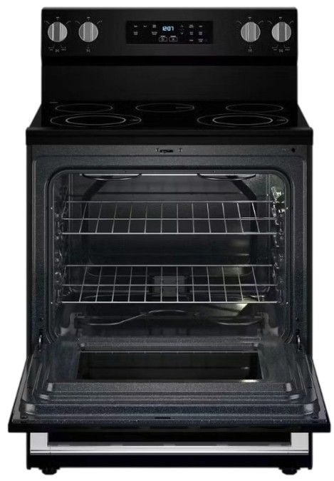 Maytag® 30" Black Freestanding Electric Range-1