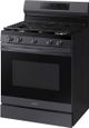 Samsung 30" Fingerprint Resistant Black Stainless Steel Smart Freestanding Gas Range-3