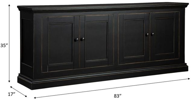 Nest Home Collections Mimi Vintage Black Cabinet -2