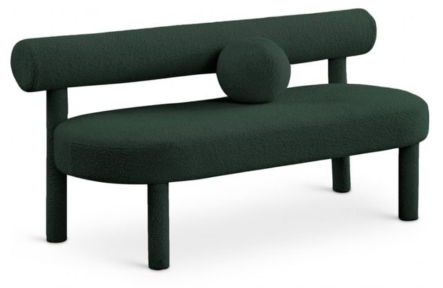 Meridian Furniture Parlor Green Bench-0