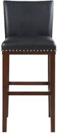 Steve Silver Co. Tiffany Black/Espresso Upholstered Bar Stool-3