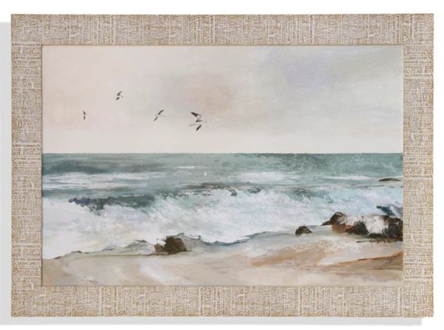 Stylecraft Beige/Blue-Green Wall Art-0
