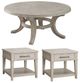Liberty Furniture New Haven 3-Piece Sanctuary White Optional Occasional Table Set-0