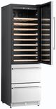 Kucht Professional 24" Stainless Steel Built-In or Freestanding Column Wine Cooler-3