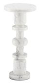 Currey & Company Sasha White Drinks Table-0