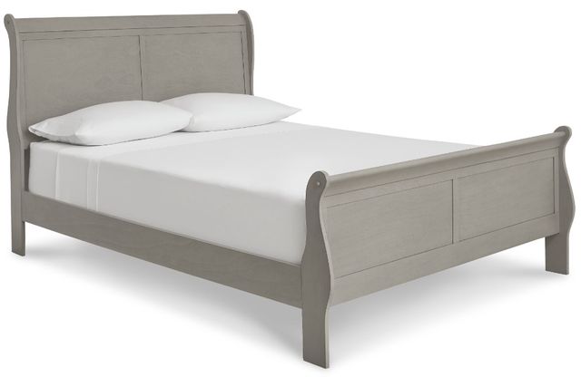 Signature Design by Ashley® Kordasky 6-Piece Gray King Sleigh Bed Set-1
