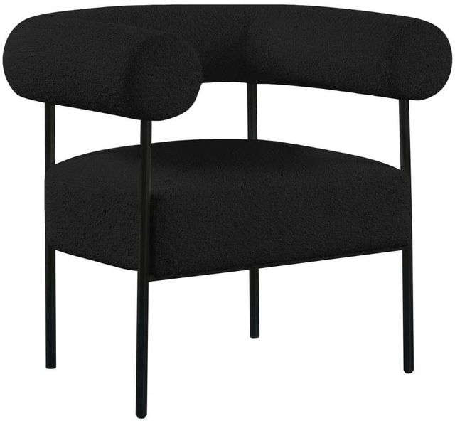 Meridian Furniture Blake Black Boucle Accent Chair-0