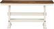 Signature Design by Ashley® Jendanton Antique White/Brown Large Counter Bench-1