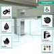 Hansgrohe Metropol Chrome 1.2 GPM Single-Hole Faucet 110 with Lever Handle and Pop-Up Drain-3