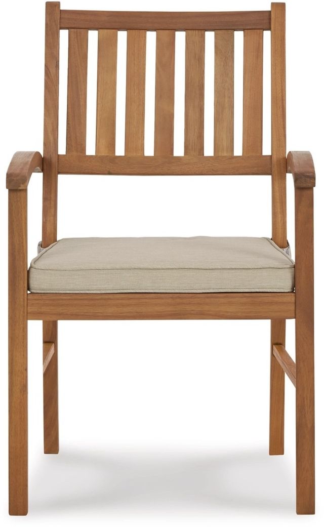 Signature Design by Ashley® Janiyah Set of 2 Light Brown Arm Chair-2
