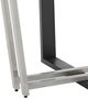Armen Living Devi Glass Top Dining Table with Black/Stainless Steel Base-4