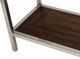 Michael Amini® Diversey Glass Top Console Table with Silver Base-1
