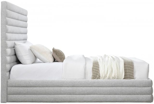 Meridian Furniture Maxwell Grey Twin Upholstered Panel Bed-2