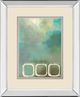 Classy Living Laurie Maitland Retro In Aqua And Khaki Il Mirror Framed Wall Art-0