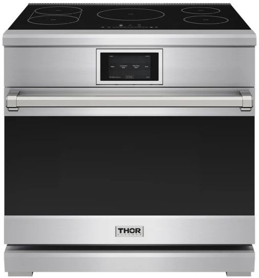 Thor Kitchen® X Series 36" Stainless Steel Freestanding Pro Style Induction Range-0
