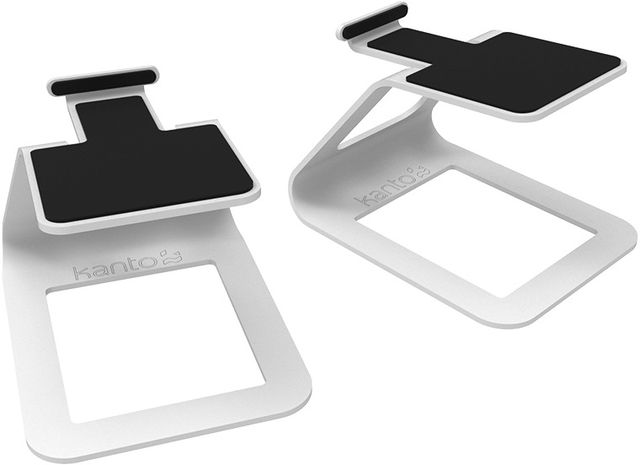 Kanto White Desktop Speaker Stand Pair-0