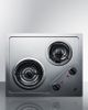 Summit® 22" Stainless Steel Electric Cooktop-1
