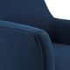 Olliix by Madison Park Augustine Navy Swivel Glider Chair-4