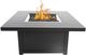 CabanaCoast® Customizable Monaco Cast Aluminum 49" Outdoor Square Fire Pit-1