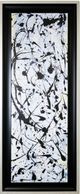Stylecraft Modern Pollock Black/White Wall Art-0
