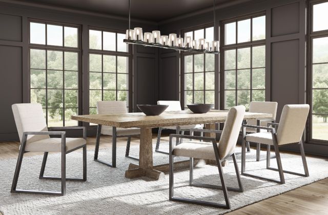 Bernhardt Tribeca Barlow/Beige Dining Arm Chair-1