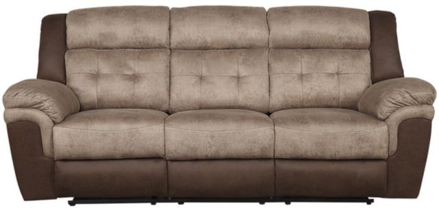 Homelegance® Chai Two-Tone Double Manual Reclining Sofa-2