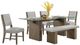 Elements International Conner 6-Piece Oak Dining Set-0