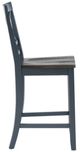 Powell® Laurel 2-Piece Blue Counter Stool Set-4
