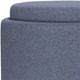 American Leather® Customizable Uno Fabric 19” Ottoman-1