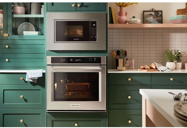KitchenAid® 30" Fingerprint Resistant Stainless Steel Built In Microwave Trim Kit-1