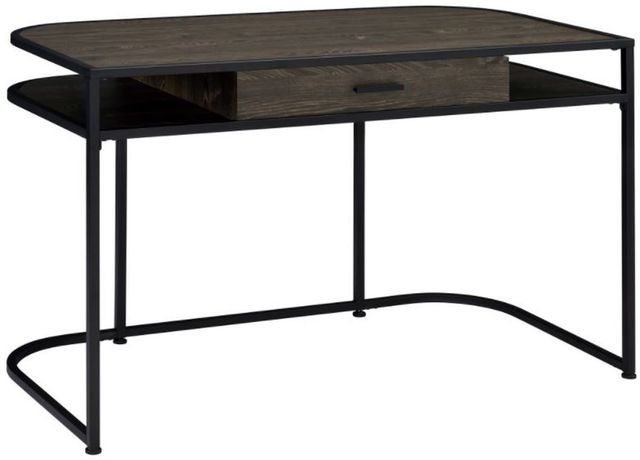 Coaster® Ember Dark Oak and Sandy Black 1-Drawer Writing Desk-0