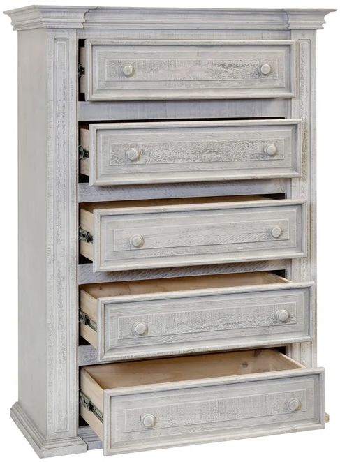 Stylecraft Georgia Gray 5-Drawer Chest-1