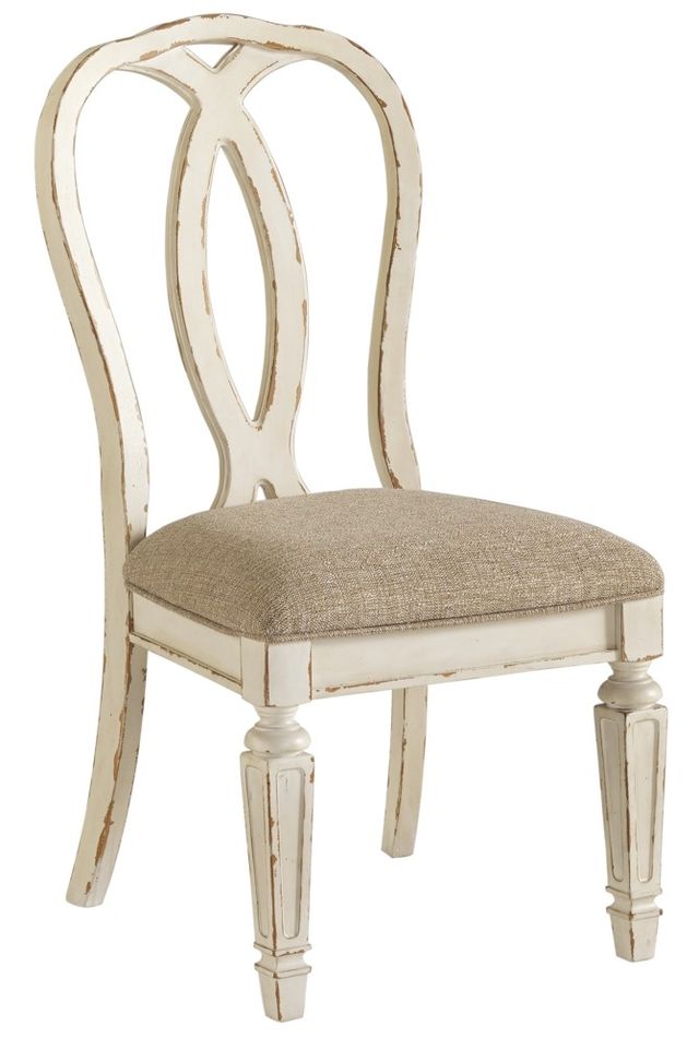 Signature Design by Ashley® Realyn 5-Piece Chipped White Dining Set-2