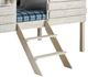 Donco Kids Beach House Rustic Sand Youth Twin Low Loft Bed-2