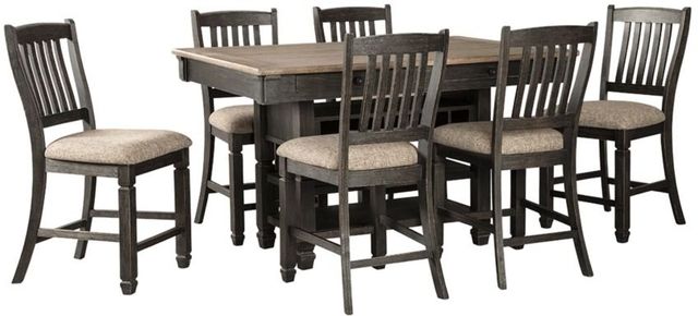 Signature Design by Ashley® Tyler Creek 7-Piece Black/Gray Counter Height Dining Set-0