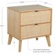 Powell® Claudette Natural Nightstand-2
