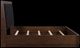 Signature Design by Ashley® Dilenno Dark Brown California King Upholstered Panel Bed-2