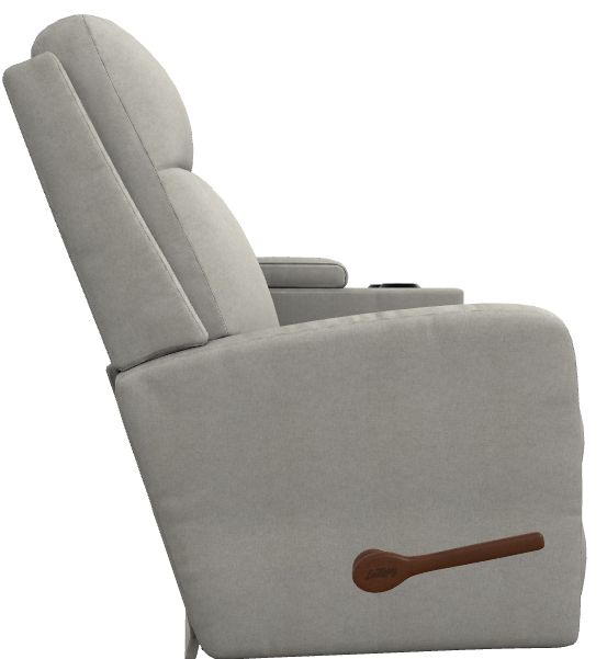La-Z-Boy® Finley Oyster Manual Wall Reclining Loveseat with Console-3