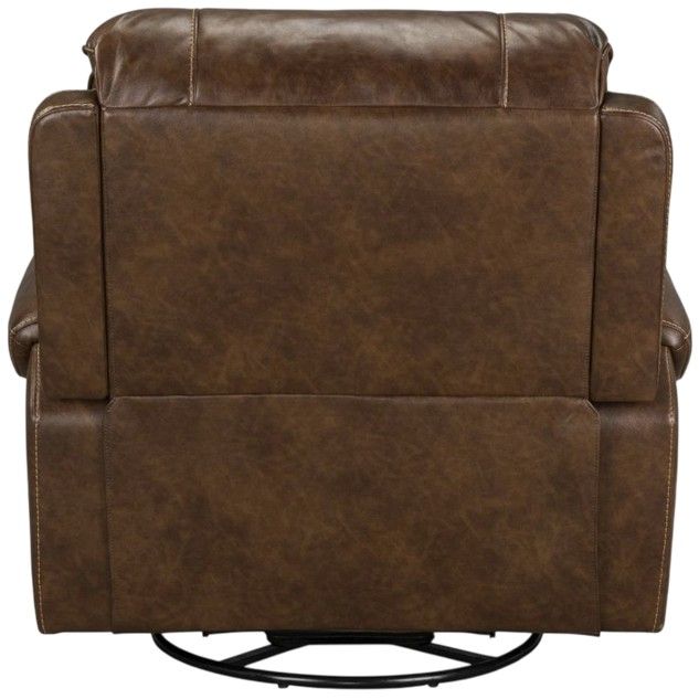 Albany Industries Winslow Brown Manual Swivel Glider Recliner-1