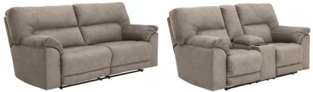 Benchcraft® Cavalcade 2-Piece Slate Living Room Reclining Seating Set-0
