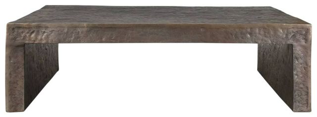 Uttermost® Obra Golden Dark Bronze Aluminum Indoor-Outdoor Coffee Table-3