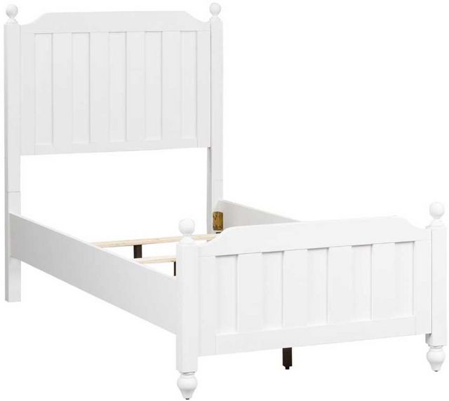 Liberty Furniture Cottage View 3-Piece White Youth Twin Panel Bed Set-1