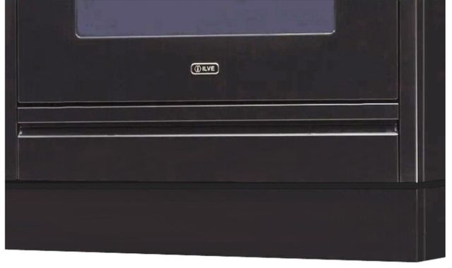 Ilve® Nostalgie/Professional Plus 60" Glossy Black Toe Kick-0
